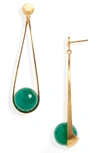 Dean Davidson Ipanema Earrings In Green Onyx/ Gold