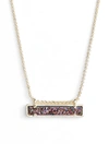 Kendra Scott Leanor Pendant Necklace In Multi/ Gold