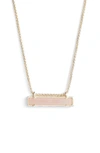 Kendra Scott Leanor Pendant Necklace In Rose/ Gold