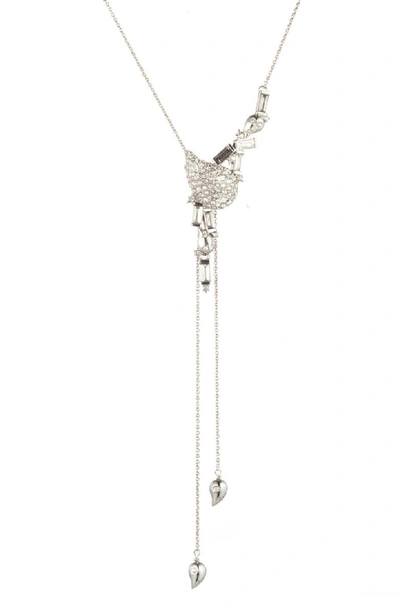 Alexis Bittar Crystal Encrusted Paisley Y-necklace