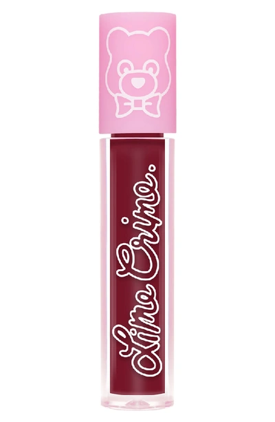 Lime Crime Plushies Soft Focus Lip Veil In Blackberry