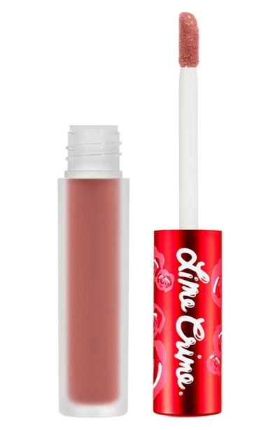 Lime Crime Velvetines Matte Liquid Lipstick In Elle
