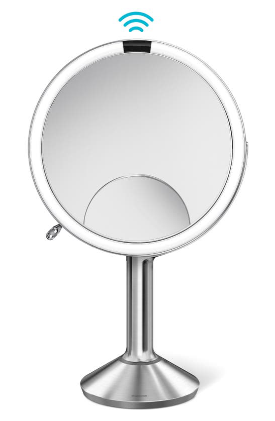 Simplehuman Trio Eight Inch Multimagnification Sensor Makeup Mirror In