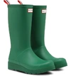 Hunter Original Play Tall Waterproof Rain Boot In Hyper Green