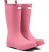 Hunter Original Play Tall Waterproof Rain Boot In Pale Pink