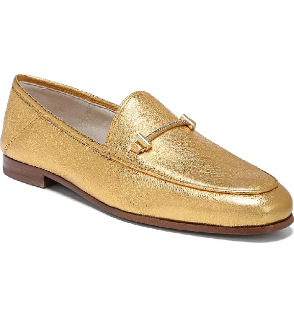 sam edelman gold loafers