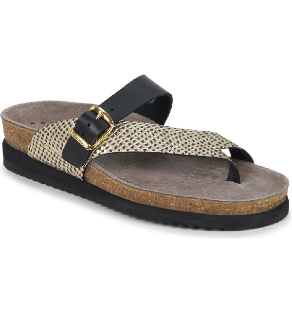 mephisto gold sandals