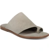 Vince Edris Toe Loop Sandal In Light Woodsmoke