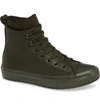 Converse Chuck Taylor All Star Waterproof Sneaker In Utility Green Leather