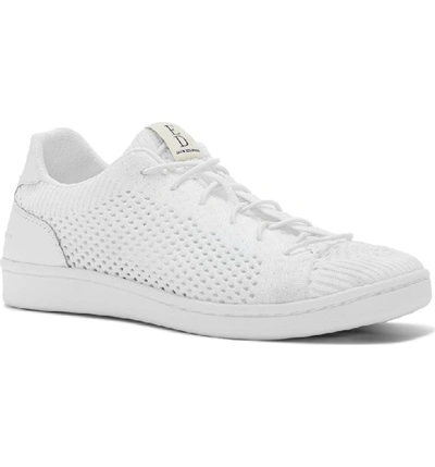 Ed Ellen Degeneres Casie Knit Sneaker In Pure White Fabric