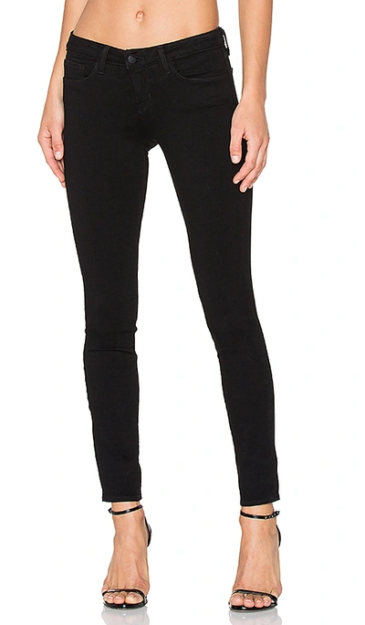L Agence Chantal Skinny Jeans In Noir