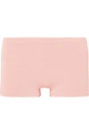 Hanro Touch Feeling Stretch-jersey Boy Shorts In Blush