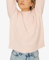 Sanctuary Teddy Textured Knit Sweater In Pink
