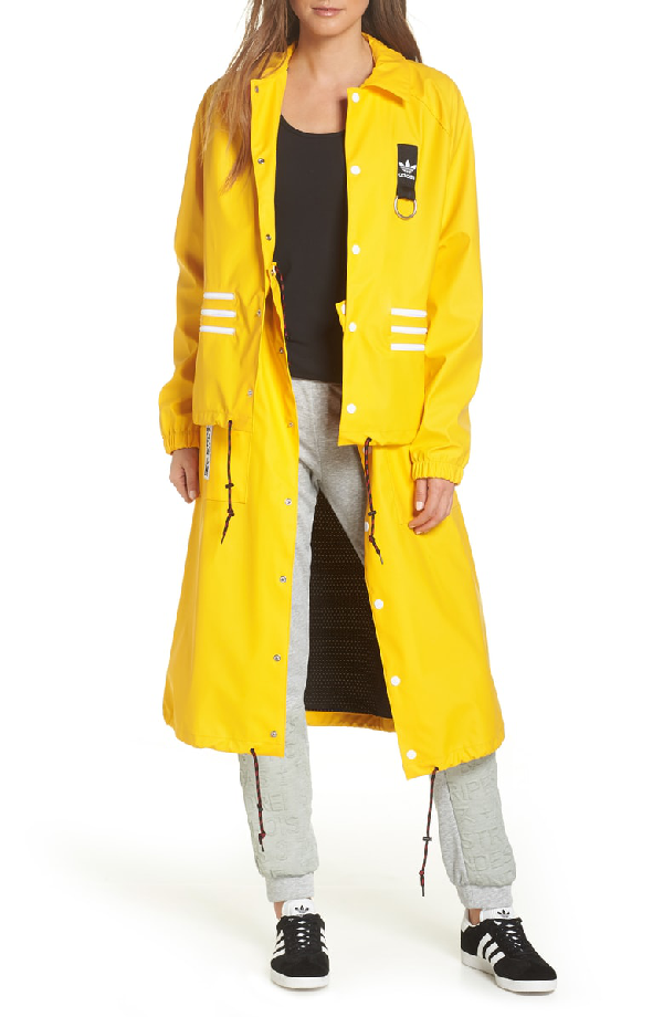 adidas yellow raincoat