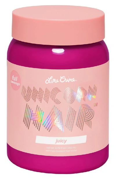 Lime Crime Unicorn Hair Full Coverage Semi-permanent Hair Color In Juicy