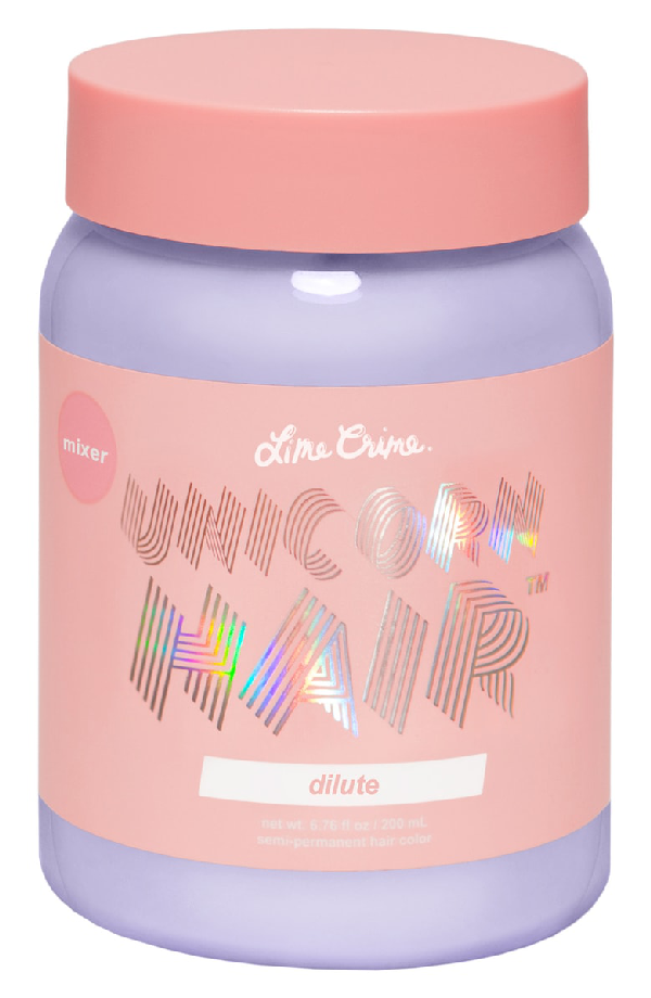 Lime Crime Unicorn Hair Tint Semi Permanent Hair Color In Dilute