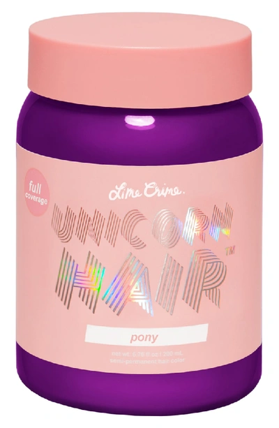 Lime Crime Unicorn Hair Full Coverage Semi-permanent Hair Color In Pony