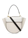 Wandler White And Nude Hortensia Medium Leather Shoulder Bag