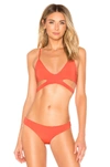 Acacia Swimwear Haku Top In Neon Melon