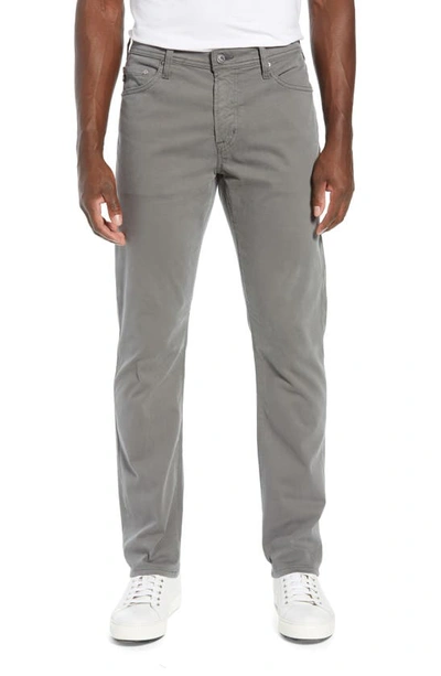 Ag Everett Sud Slim Straight Fit Pants In Stone Grey (soy)