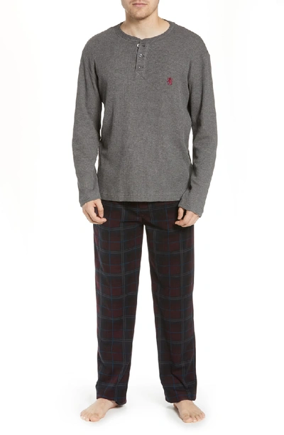 Majestic Take It Outside 2-piece Pajamas In Charcoal