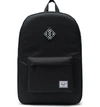 Herschel Supply Co Heritage Print Backpack - Black In Black/ Checkerboard