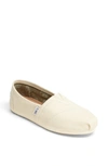 Toms Classic Canvas Slip-on In Light Beige