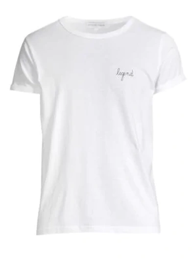 Maison Labiche Legend Cotton Tee In White