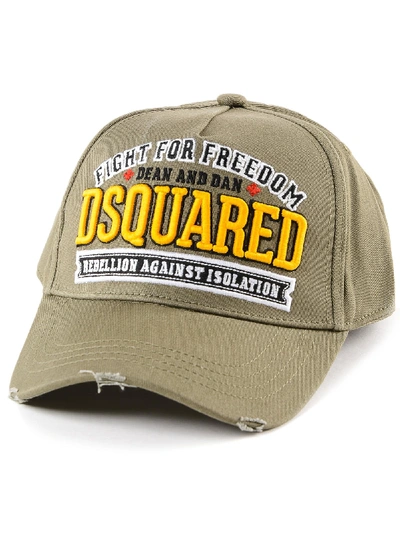 Dsquared2 Fight For Freedom Baseball Cap In Army | ModeSens