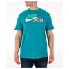 Nike Men's Sportswear Just Do It T-shirt In Blue