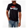 Nike Men's Sportswear Just Do It Swoosh T-shirt In Black
