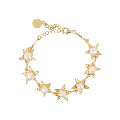 Soru Jewellery Pleiades 18kt Gold-plated Bracelet