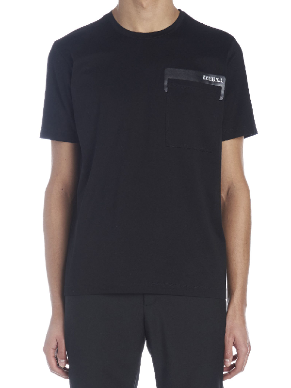 Z Zegna T-shirt In Black | ModeSens