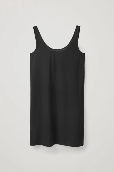Cos Seamless Slip Dress In Black