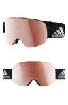 Adidas Originals Backland Spherical Snowsports Goggles - Shiny Black/ Active Silver
