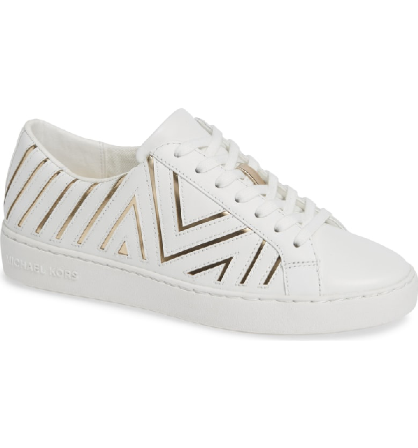 michael michael kors whitney leather sneaker