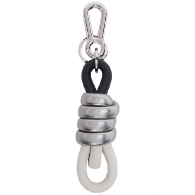 Loewe Silver And White Knot Charm Keychain In 2016 Whtmul