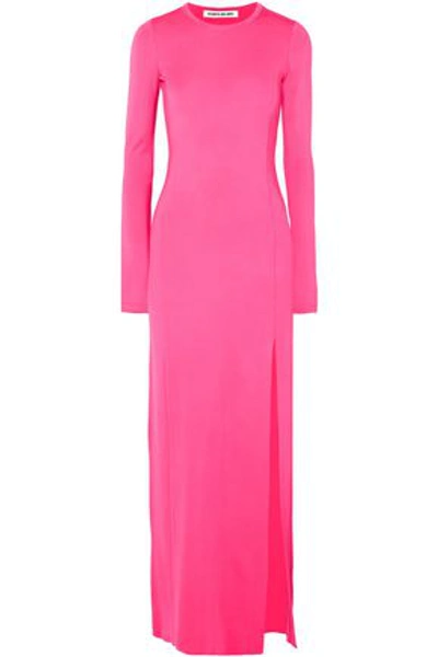 Elizabeth And James Woman Fallon Stretch-jersey Gown Bright Pink