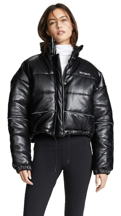 I am gia outlet reflective puffer jacket