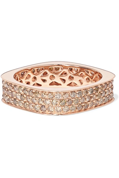 Ofira 18-karat Rose Gold Diamond Ring