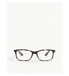 Ray Ban Rb7047 Square-frame Havana Glasses