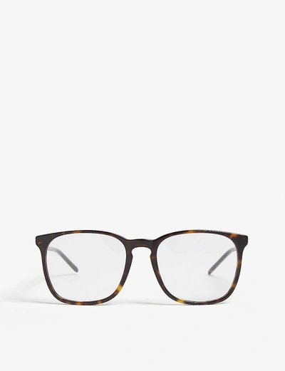 Ray Ban Rx5387 Square-frame Optical Glasses In Havana