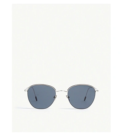 Giorgio Armani Ar6048 Square-frame Sunglasses In Silver