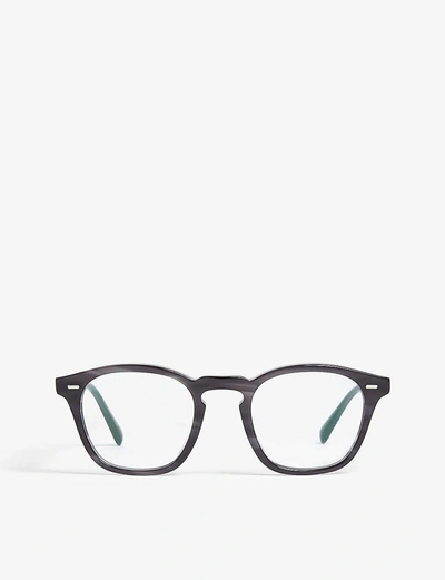Oliver Peoples Ov5384u Elerson Square-frame Glasses In Havana