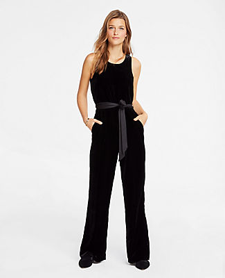 ann taylor black jumpsuit