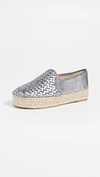 Sam Edelman Catherine Platform Sneaker In Pewter