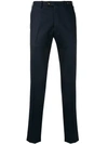 Pt01 Classic Tailored Trousers In Blue