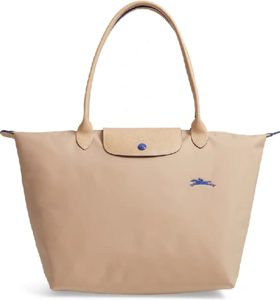 Longchamp Le Pliage Club Large Nylon Shoulder Tote Bag