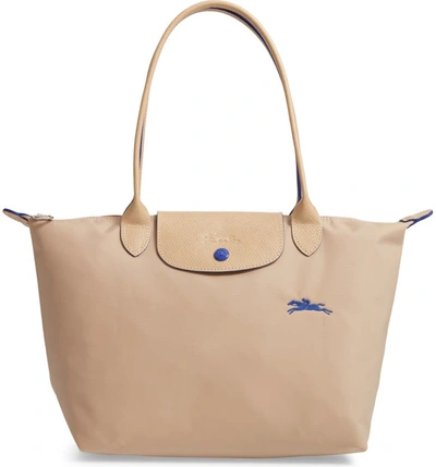 Longchamp Le Pliage Club Medium Shoulder Tote - Beige | ModeSens