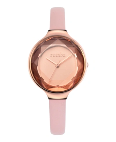 Rumbatime Orchard Gem Leather Women's Watch Blush